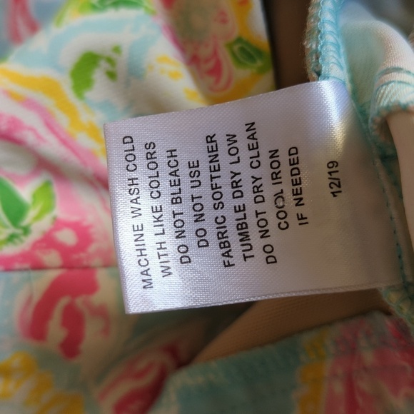 Ikbul UPF 50+ Sharon Seafoam Paisley Floral Golf Outdoors Ankle Pants NWT 4 - Picture 10 of 16